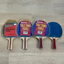 Martin Sports Table Tennis Paddle - Set of 4