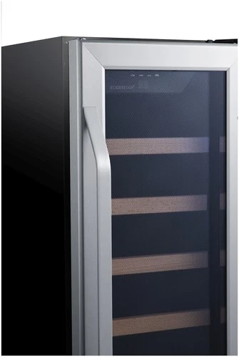 EdgeStar CWR182SZ 12"W 18 Bottle Built-In Single Zone Wine Cooler - Stainless - Picture 10 of 12
