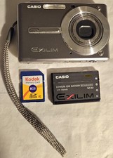 Casio Exilim Compact Digital Camera EX-S500 5.0MP w/Bat AS-IS Uncharged-Untested