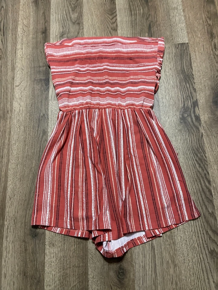 Mameluco Derek Heart, para mujer talla pequeña, rosa blanco negro, a rayas, sin mangas Foto 2 de 4