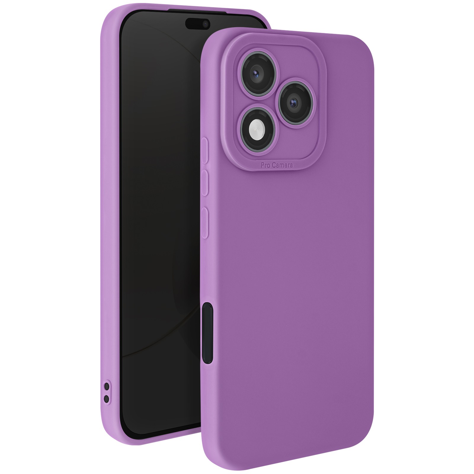 Coque Honor 400 Lite silicone lisse violet idéale pour le quotidien urbain