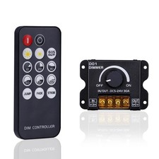 LED Dimmer Single color PWM Dimming Controller DC 5V 12V 24V 30A 1Pcs