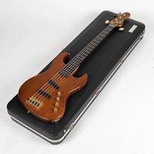Electric bass MOON JJ-5-230B WN E GO Walnut Natural oil finish with Bartolini