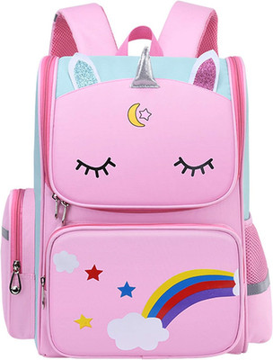 HT HONOR . TRUST Girls Backpack for Kids 5 6 7 8 Years Old 16inch Pink Kinder...