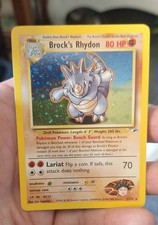 Brock's Rhydon 002/132 Gym Heroes Holo on eBay