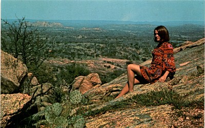 TEXAS HILL COUNTRY, camps, summer homes, wild life, tourists, Waco, Postcard