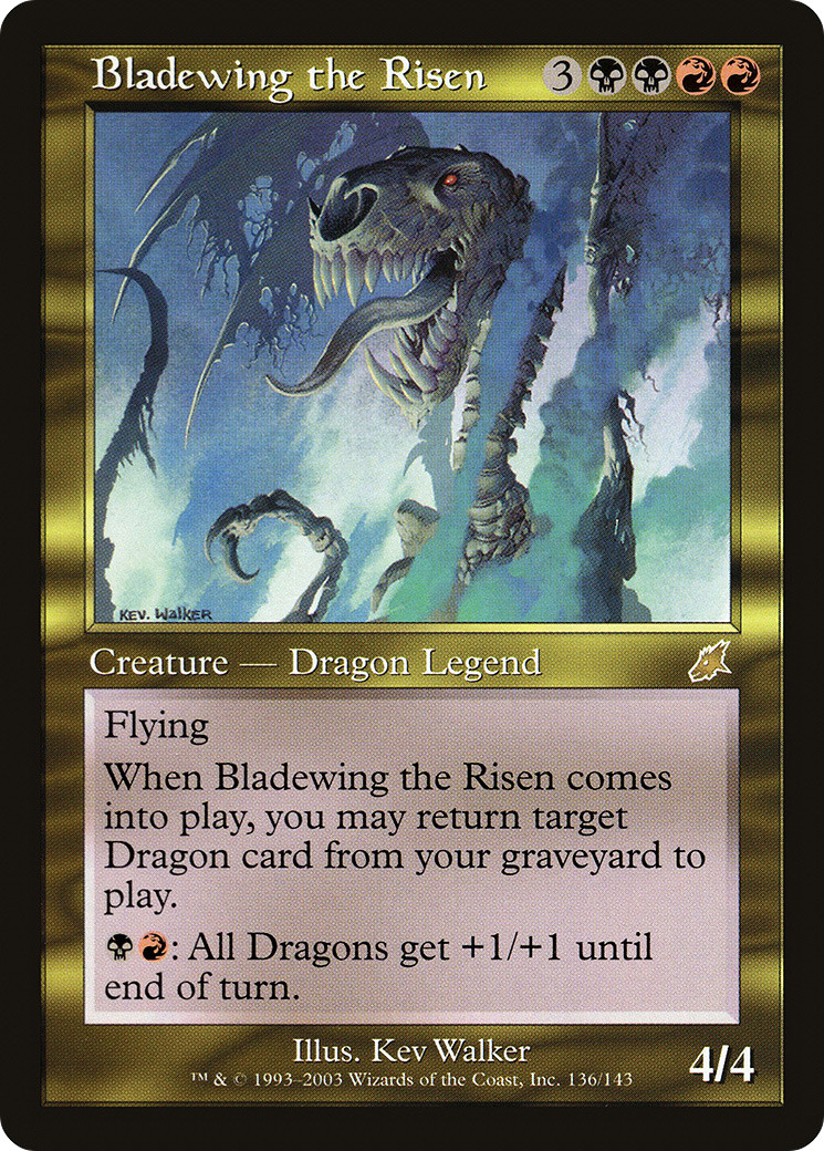 Bladewing the Risen #136 (MP) Scourge SCG Magic MTG