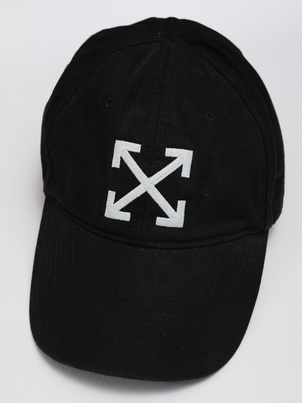 Off White Permanent Arrow Baseball Cap Black - image 3