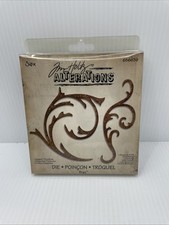 Sizzix Tim Holtz Alterations Die - ELEGANT FLOURISHES - Bigz Retired 656639