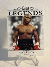 Tarjeta de boxeo Mike Tyson 2022 "Special Release" Leaf Legends #LA-07