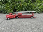 Vintage 1950s Tonka No 5 TFD Hydraulic Extension Ladder Fire Truck Pressed Steel