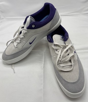 Men's Nike SB Malor Wolf Grey/Summit White/Court Purple  Size 14  Barely Worn