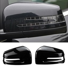 Glanz Schwarz Spiegelkappen Gehäuse Für Benz C E S Klasse W212 W204 W221 09-13