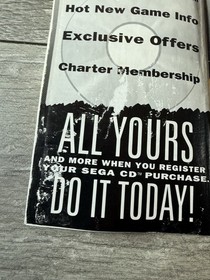 Dark Wizard + Registration (Sega CD Game) Complete CIB (Water Damage)