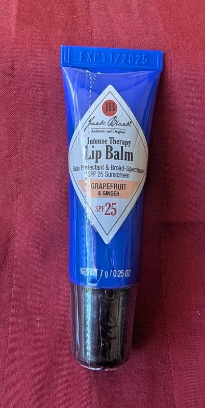 Jack Black Grapefruit Ginger W/ Shea Butter Intense Therapy Lip Balm 7g SPF 25 