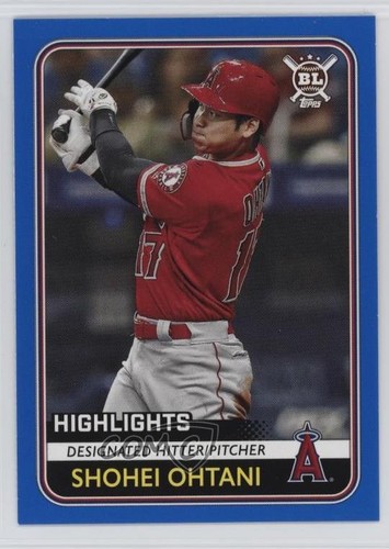 2020 Topps Big League Highlights Blue Shohei Ohtani #294 0x0k