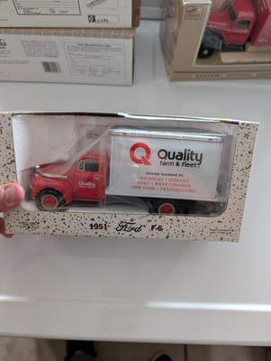 #ad #ad First Gear Quality Farm amp; Fleet 1951 Ford F 6 Dry Goods Van Box Truck NIB $15.25