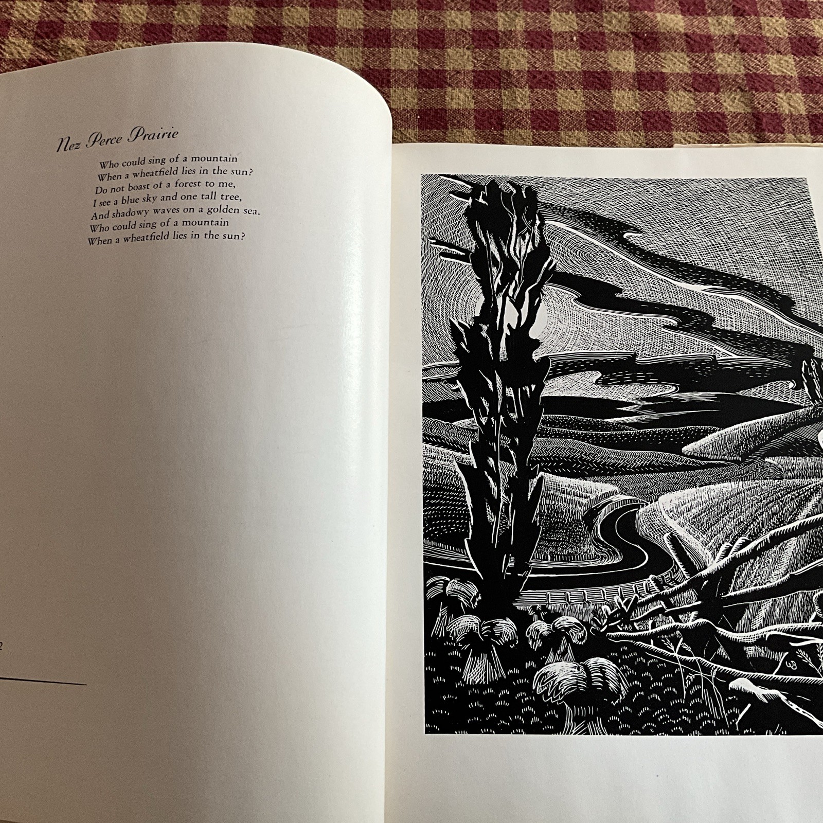 River Harvest Lucile Bond signed by author first edition plates by son Willard