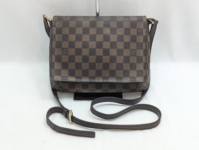 LOUIS VUITTON Damier Musette Tango Shoulder Bag Brown N51255 LM0898 Authentic LV