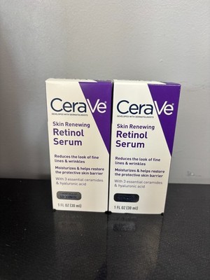 NEW IN BOX 2 Pack Cerave Skin Renewing Retinol Serum 30ml