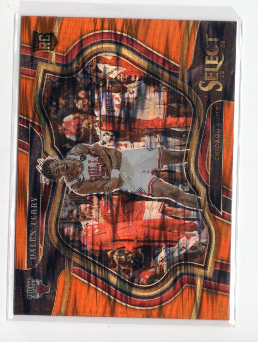 2022-23 Panini Select Courtside Dalen Terry #275 Orange Flash Prizm (RC)