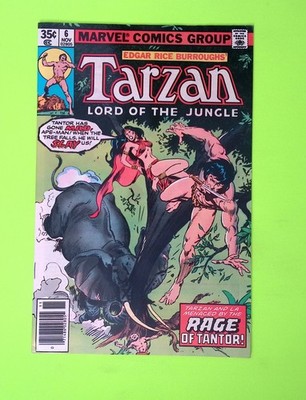 Tarzan #6 Vol. 2 1977 Marvel Comics Newsstand 7.0 Comic Book P66-53