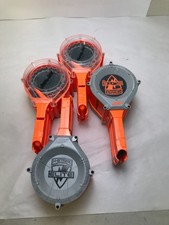 4 Nerf Gun N-Strike Elite 25 Dart Round Ammo Drum Clip Magazines Lot