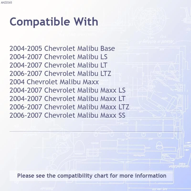 Juego de faros de cristal con lente transparente negro para Chevrolet Malibu 2004-2007 Foto 3 de 3