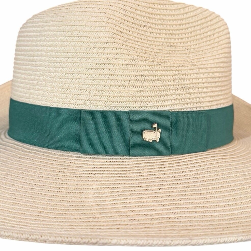 Masters Ladies Dorfman Milano Pacific Straw Hat Green Band  display picture 3