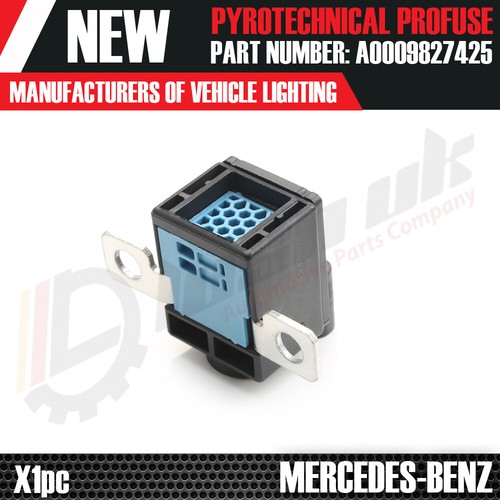 1x A0009827425 Pyrotechnical Pyrofuse Battery Fuse for Mercedes A Class W177 - Picture 3 of 6