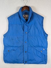 Vintage Penfield Trailwear Mens Down Feather Blue Puffer Vest Made In USA, Sz. L