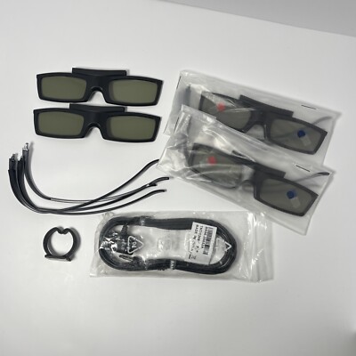 4 Genuine Samsung SSG-5100GB Active 3D Glasses for Samsung 3D TV