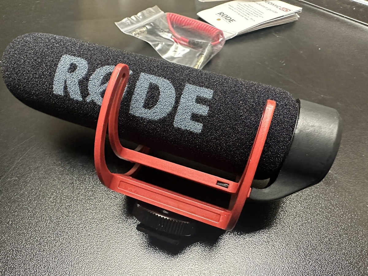 Rode VideoMic GO Camera-mount Lightweight Directional Microphone
