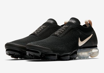 Nike Air Vapormax Flyknit Moc 2 Black Light Cream Uk Size 3.5 Eur 36  AH7006-002 | eBay