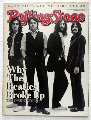Rolling Stone Sep 2009 Beatles Raghu Dixit Wolfmother Rob Thomas Lars Ulrich