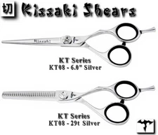 Kissaki KT Series KT08 6.0" Hair Scissors & 6.0" 29 tooth Thinning Shears Combo