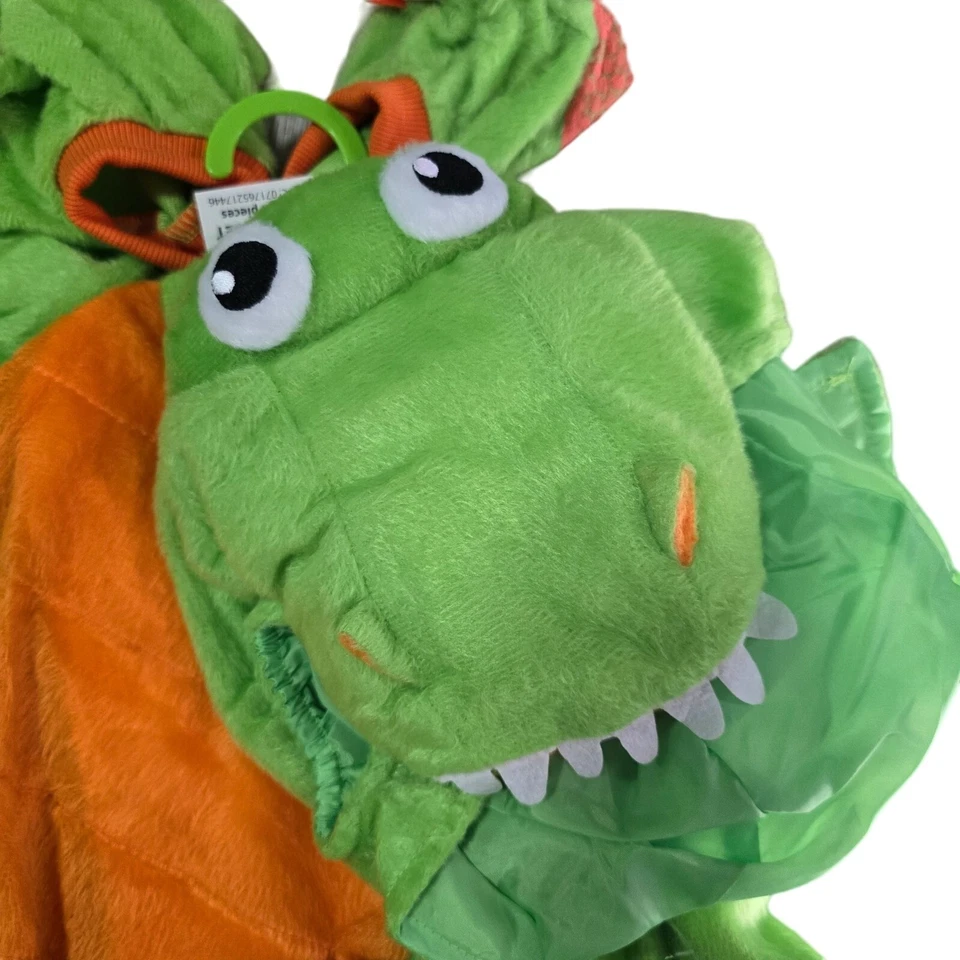 Bebé T-Rex Conjunto de 4 Piezas Mono Capucha Desmontable Cola Botines 12-18 Meses Foto 4 de 4