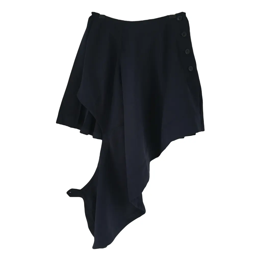 BNWT £305 Vintage AD2009 COMME DES GARCONS Navy Pleated Wrap  