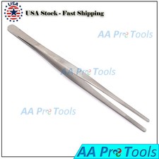12" Tweezers Tongs, Kitchen Cooking, Repairing, Sea Food, Long BBQ Precision