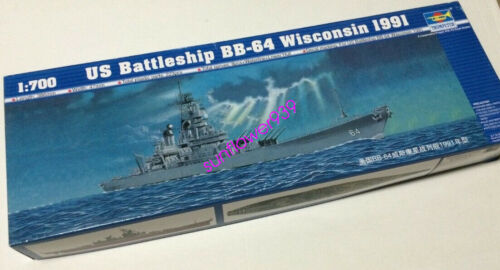 Trumpeter 1/700 05706 USS Wisconsin 1991 BB-64 - Picture 1 of 3