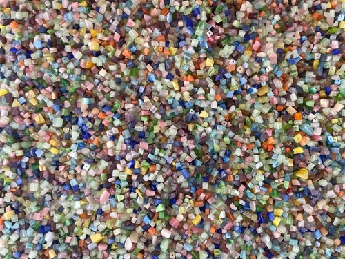 ~200g~๐Cats Eye glass chip bead mix~ Loose Beads*7oz+* Small to Medium!๐! - Picture 12 of 13