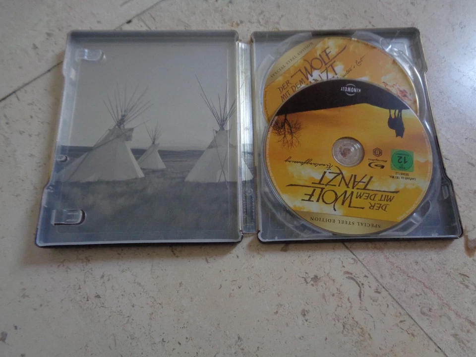 DANCES WITH WOLVES rare OOP Gold Ed. BluRay SteelBook KEVIN COSTNER TH.+DC cut - Image 4 of 4