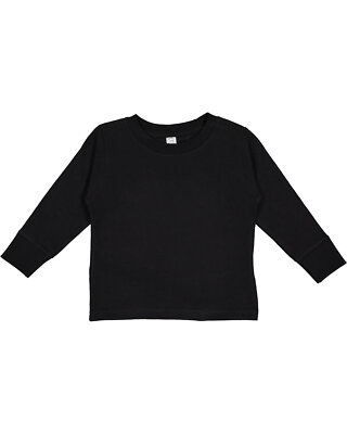 Rabbit Skins 3311 Toddler Cotton/Polyester Long Sleeve Stylish Plain T-Shirt