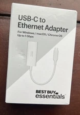 Best Buy essentials- USB-C to Ethernet Adapter - White