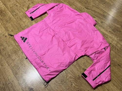 ADIDAS BY STELLA MCCARTNEY TRUENATURE PACKABLE JACKET PINK SIZE 12 OVERSIZED FIT - Picture 19 of 21