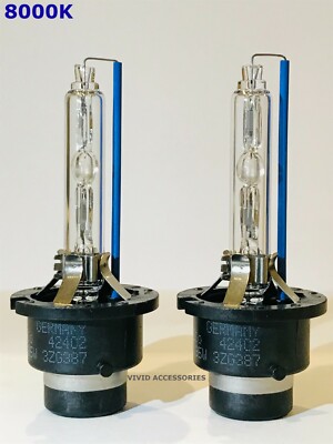 2X NEW D4S XENON HID HEADLIGHT BULBS 8000K FOR LEXUS TOYOTA OEM 42402 66440 SET