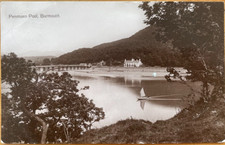 POSTAL FOTO REAL BARMOUTH PENMAEN POOL 1912 VALENTINE XL