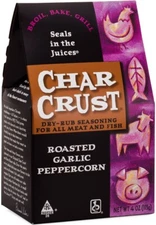 Char Crust Roasted Garlic Peppercorn Dry Rub - 4 oz