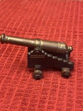 Vintage Miniature Naval Ship Cast Iron /Brass Barrel Toy Cannon MFCO Used