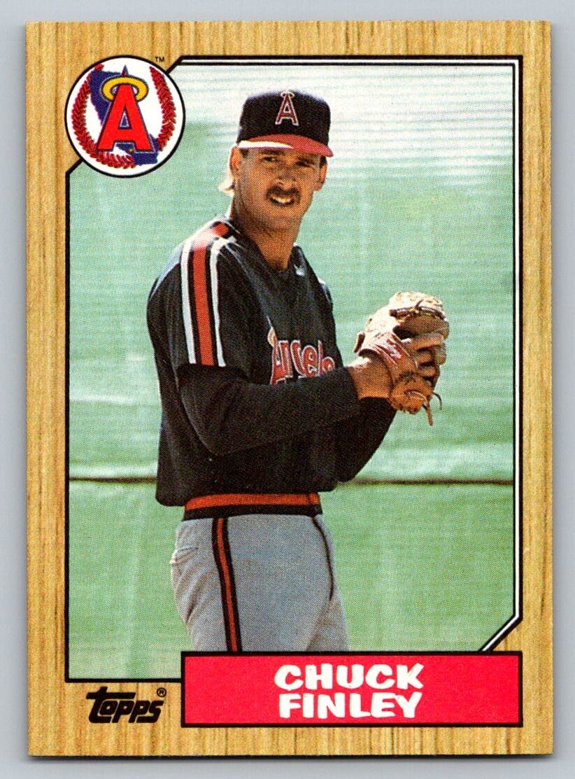 1987 Topps #446 Chuck Finley - California Angels RC | eBay